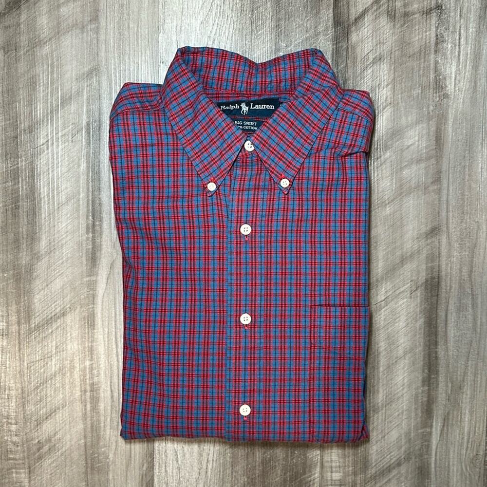 Ralph Lauren Big Shirt Long Sleeve Button Down - Large